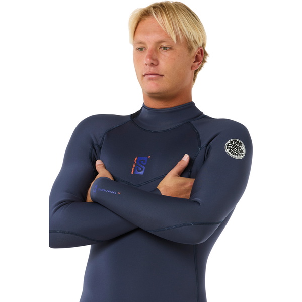 2025 Rip Curl Hommes Dawn Patrol 3/2mm Back Zip Combinaison Néoprène 16UMFS - Slate